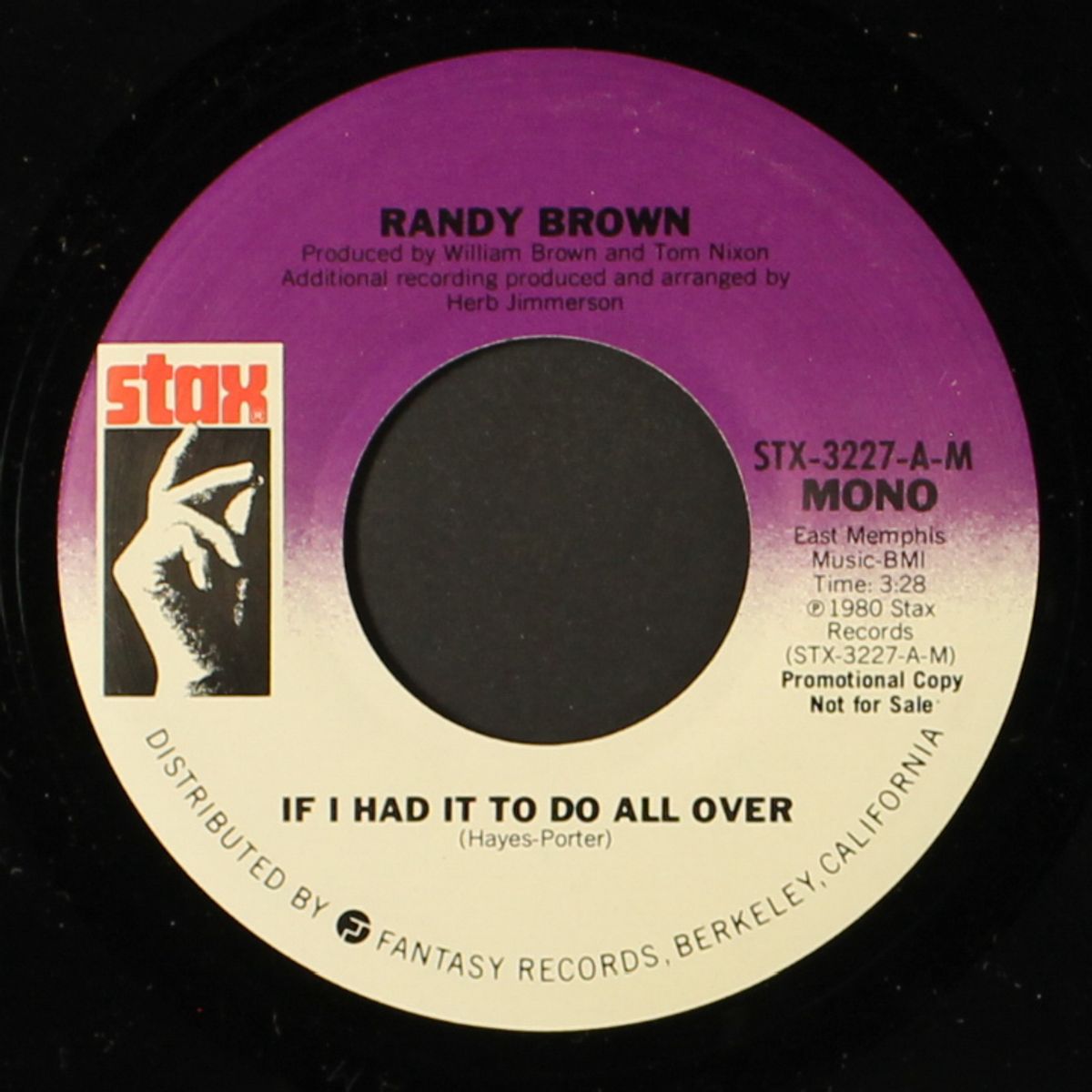 if i had it to do all over / mono by RANDY BROWN