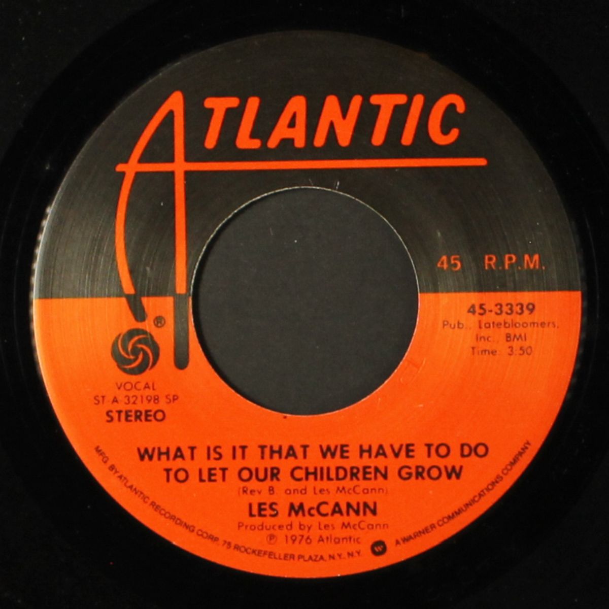 i'm a liberated woman / what is it that we have to do to let our children grow by LES MCCANN