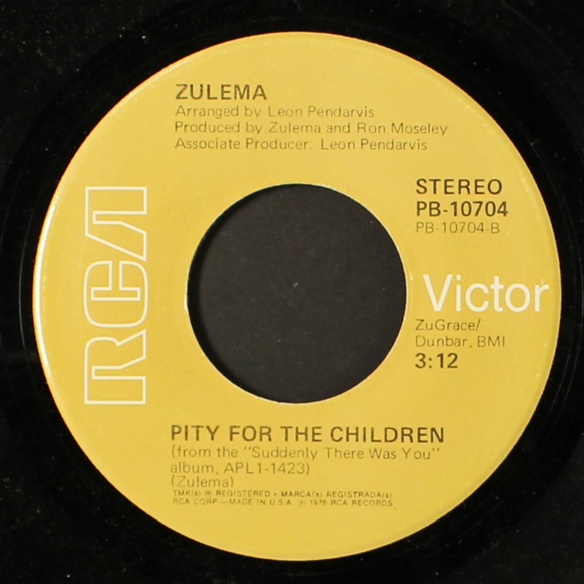 i love you baby / pity for the children by ZULEMA
