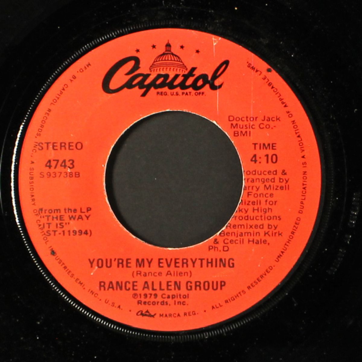 you're my everything / mono by RANCE ALLEN GROUP
