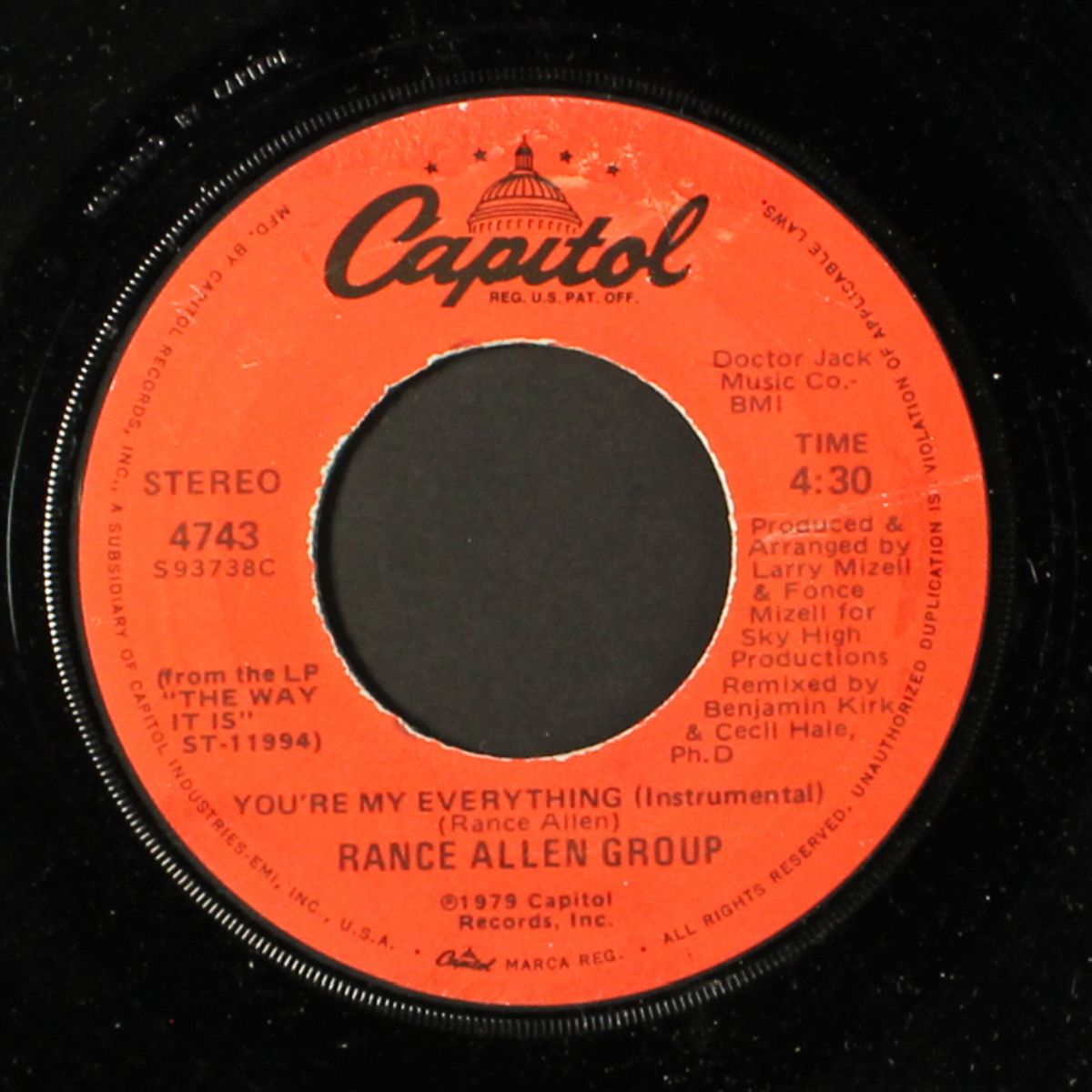 you're my everything / mono by RANCE ALLEN GROUP