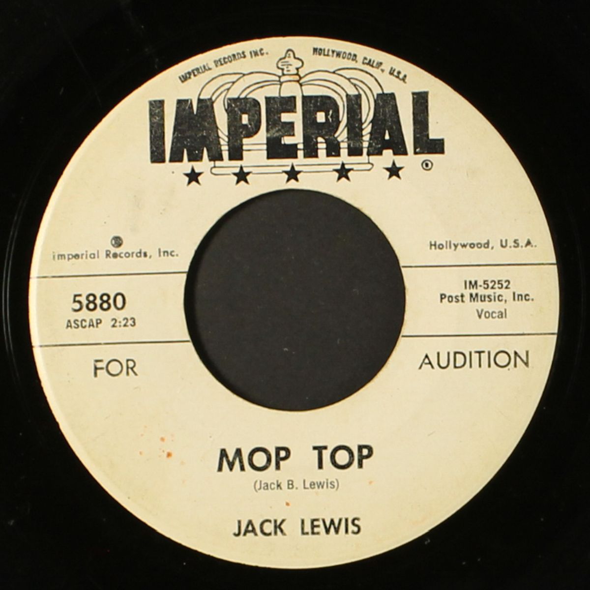mop top by JACK LEWIS