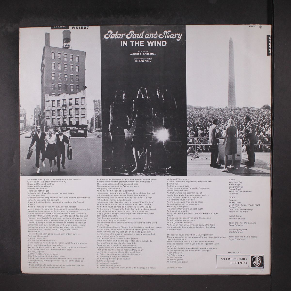 in the wind by PETER, PAUL & MARY