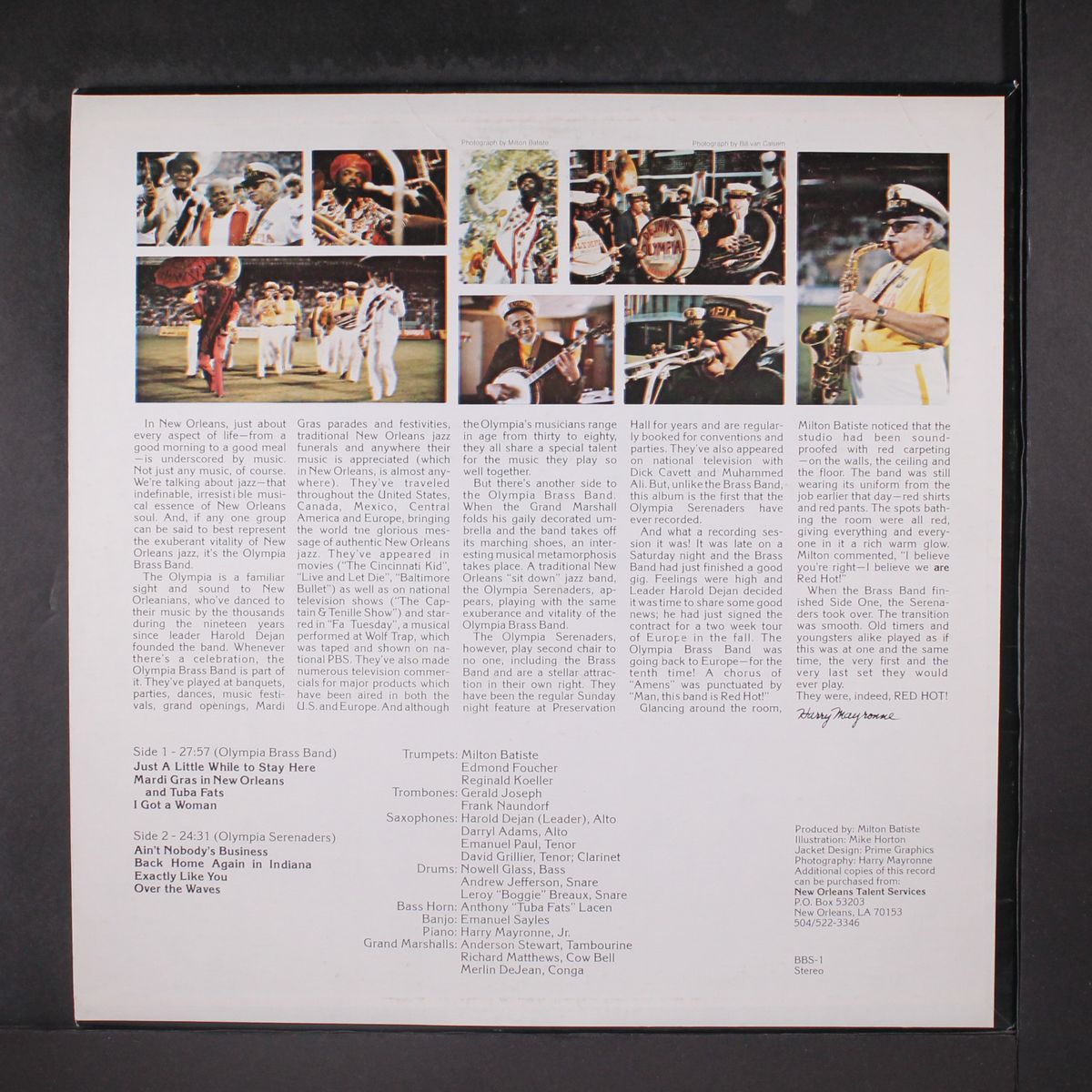 serenaders by DEJAN'S OLYMPIA BRASS BAND