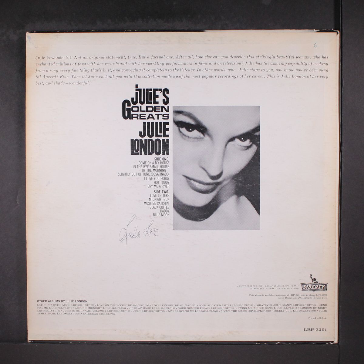 julie's golden greats by JULIE LONDON