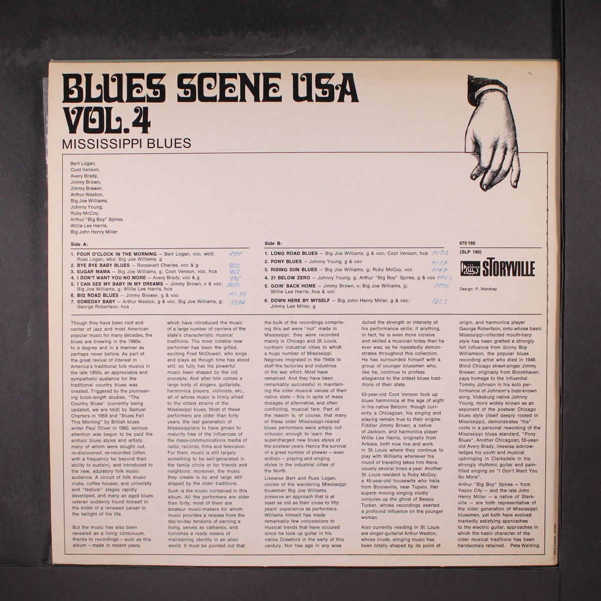 blues scene usa, vol 4; mississippi blues by VARIOUS