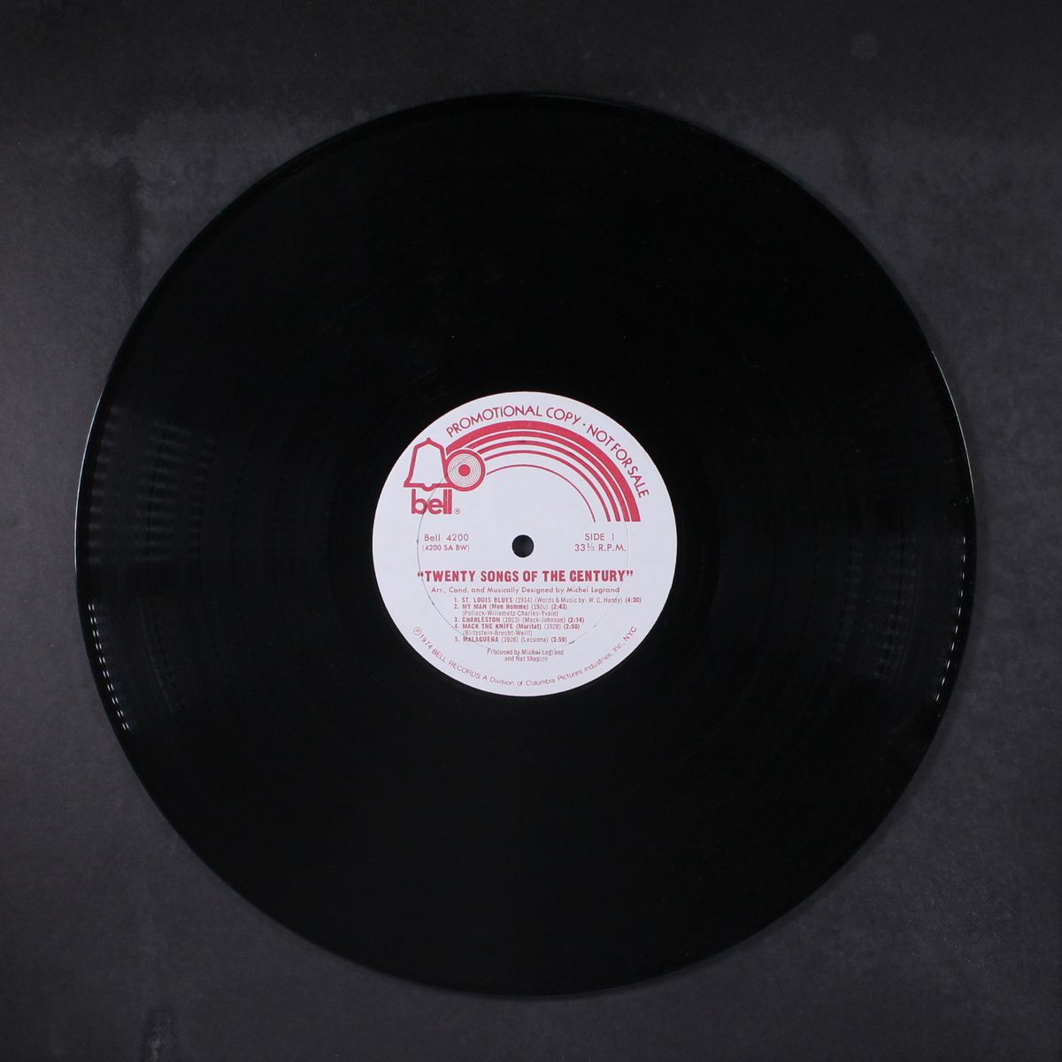 twenty songs of the century by MICHEL LEGRAND