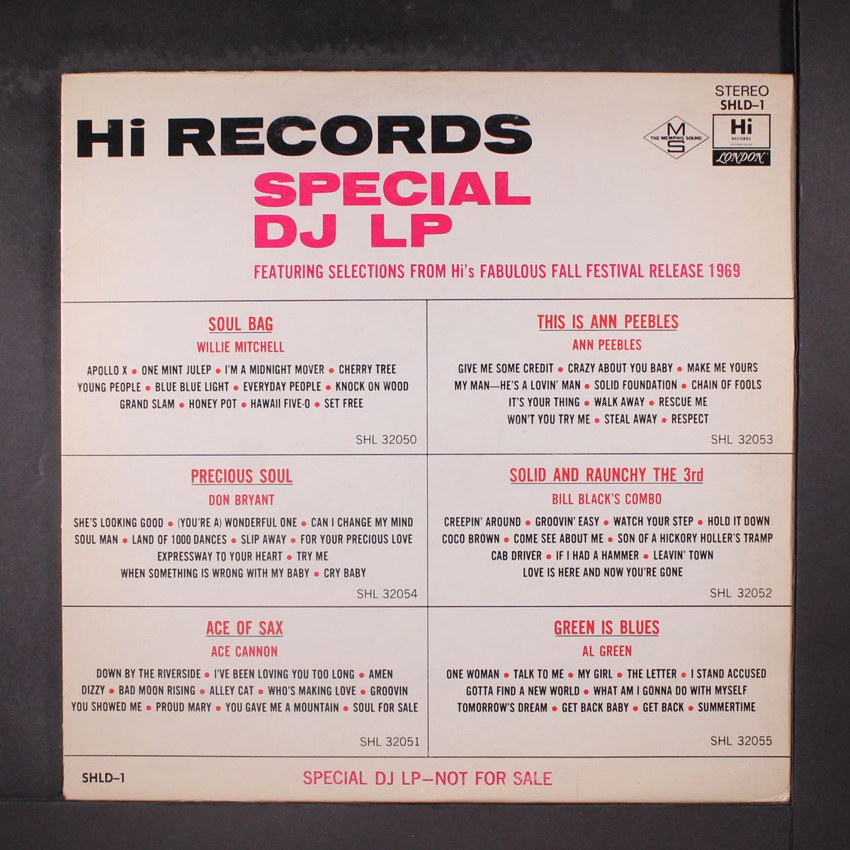 hi records special dj lp by VARIOUS