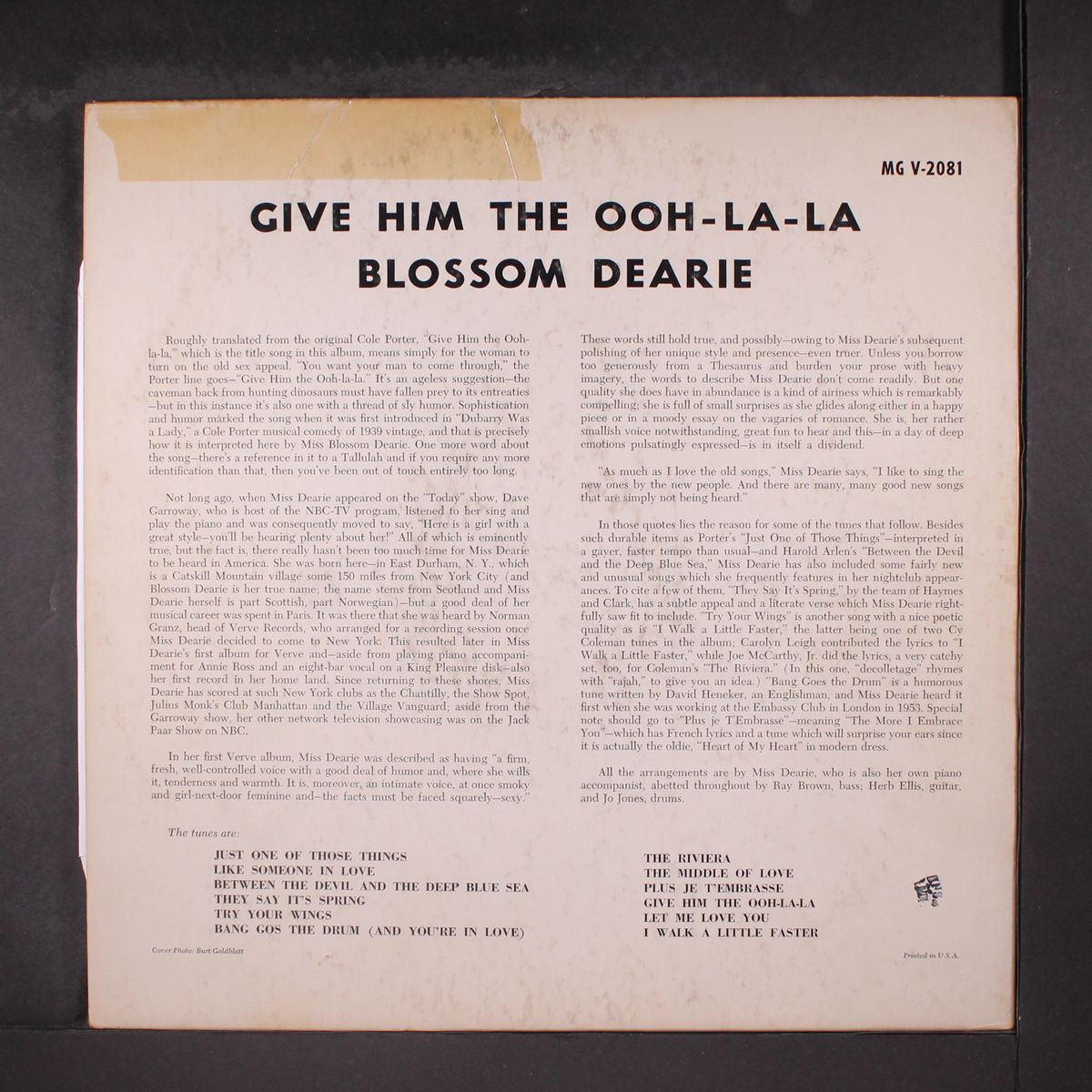 give him the ooh-la-la by BLOSSOM DEARIE