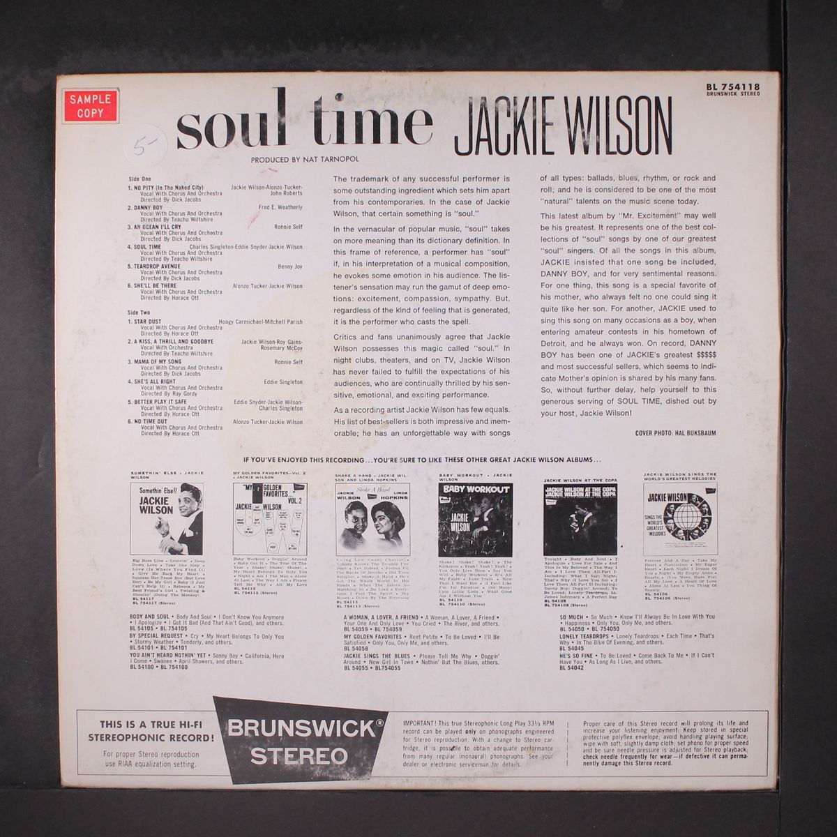 soul time by JACKIE WILSON