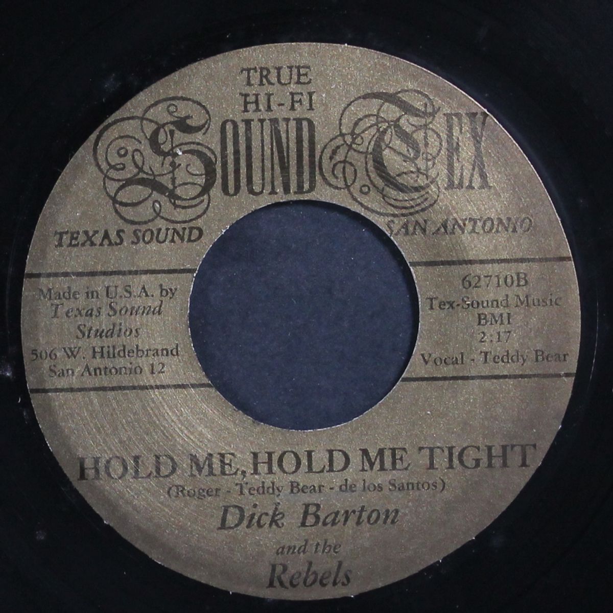 p.s. i love you / hold me, hold me tight by DICK BARTON & REBELS