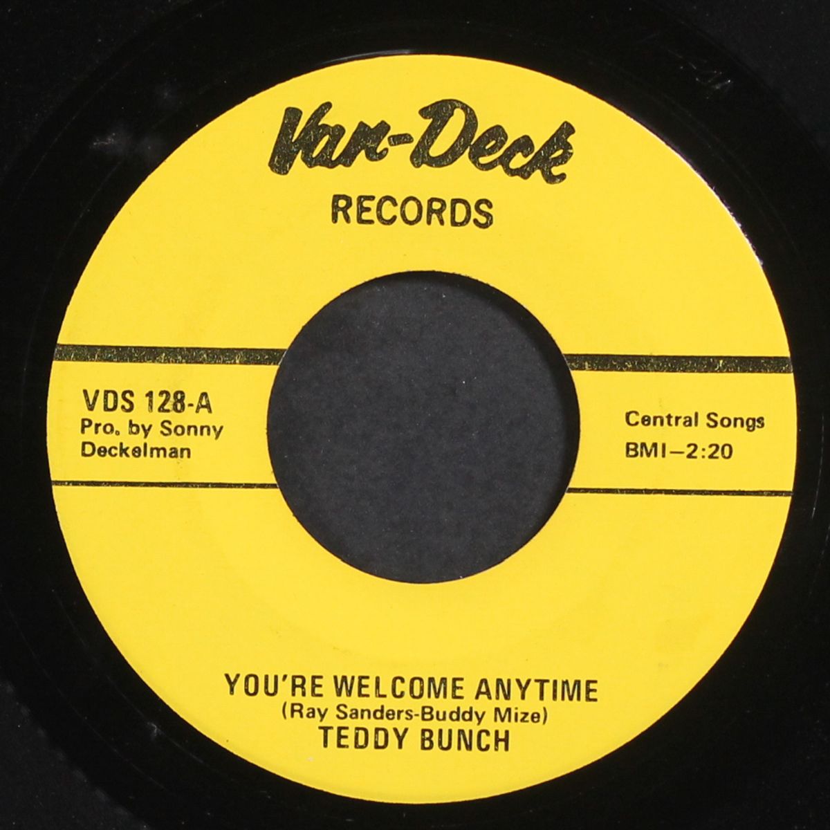 you're welcome anytime / if you see jeannie by TEDDY BUNCH