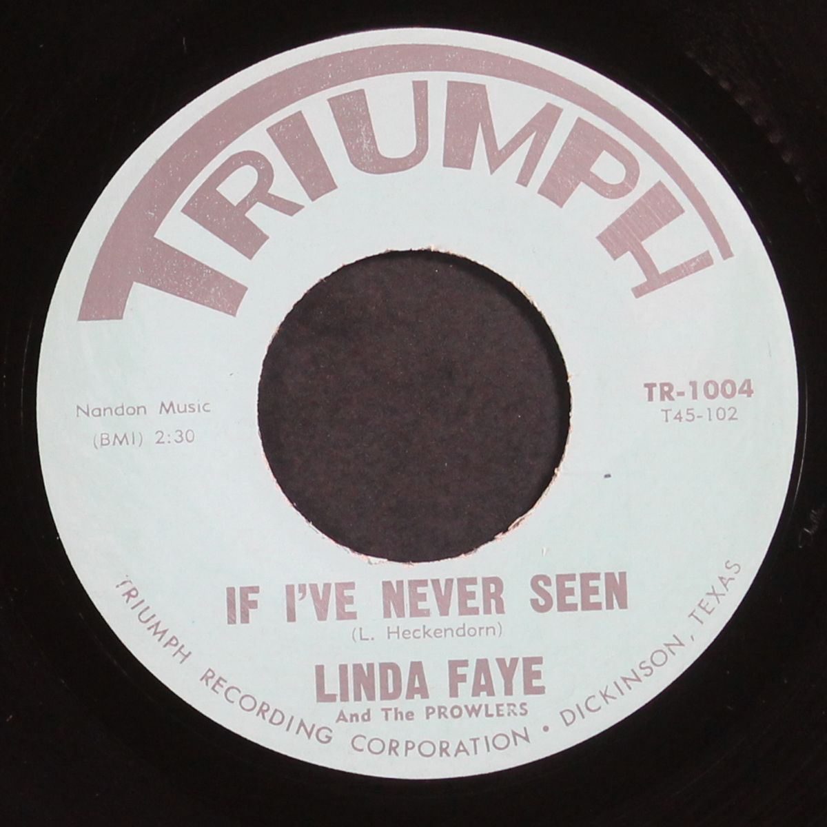 if i've never seen / little boy by LINDA FAYE & PROWLERS