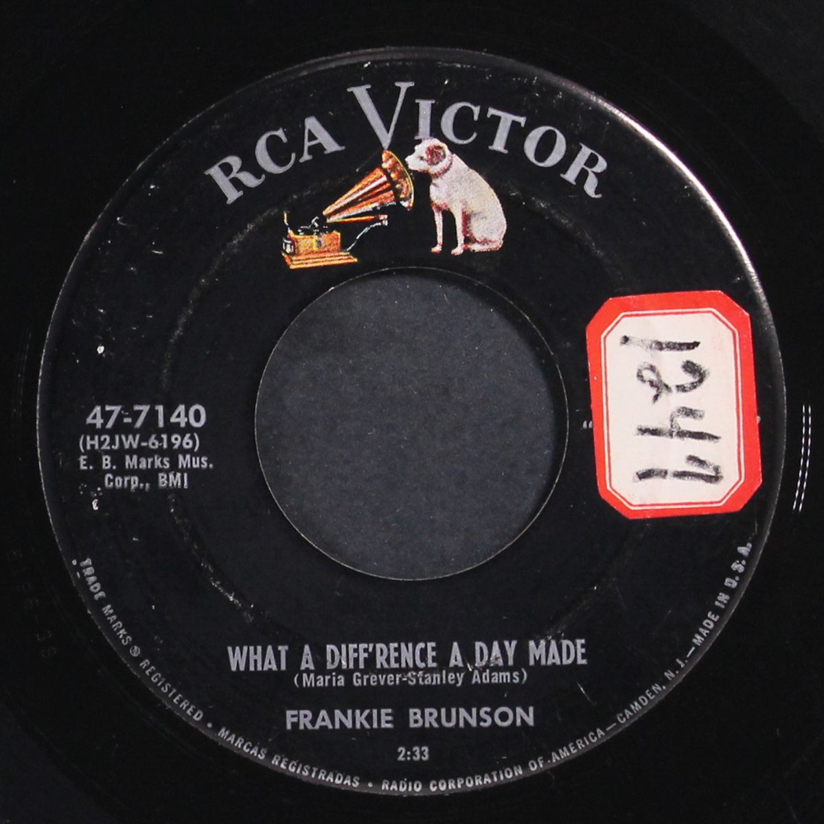 how ya gonna live / what a diff'rence a day makes by FRANKIE BRUNSON