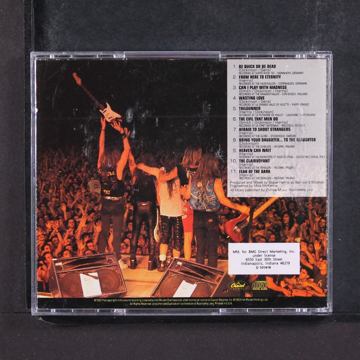 a real live one by IRON MAIDEN