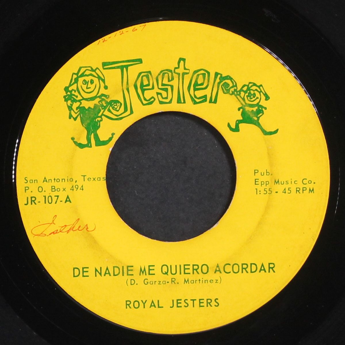 de nadie me quiero acordar / sirvame otra copa by ROYAL JESTERS