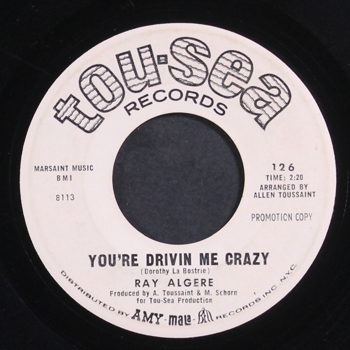 in my corner / you're drivin me crazy by RAY ALGERE