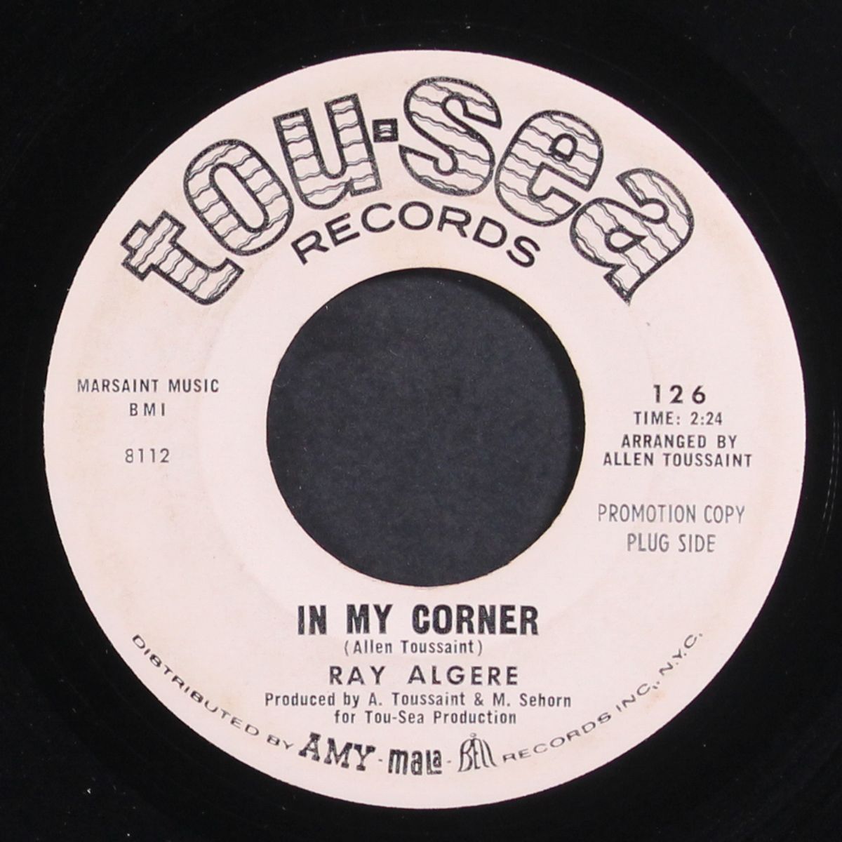 in my corner / you're drivin me crazy by RAY ALGERE