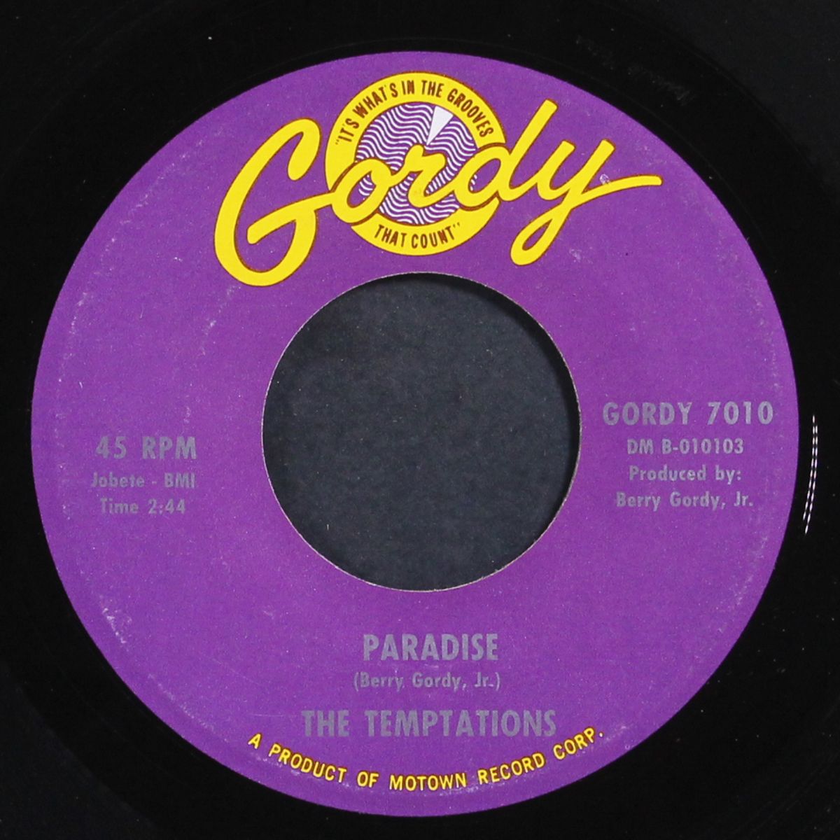 paradise / slow down heart by TEMPTATIONS