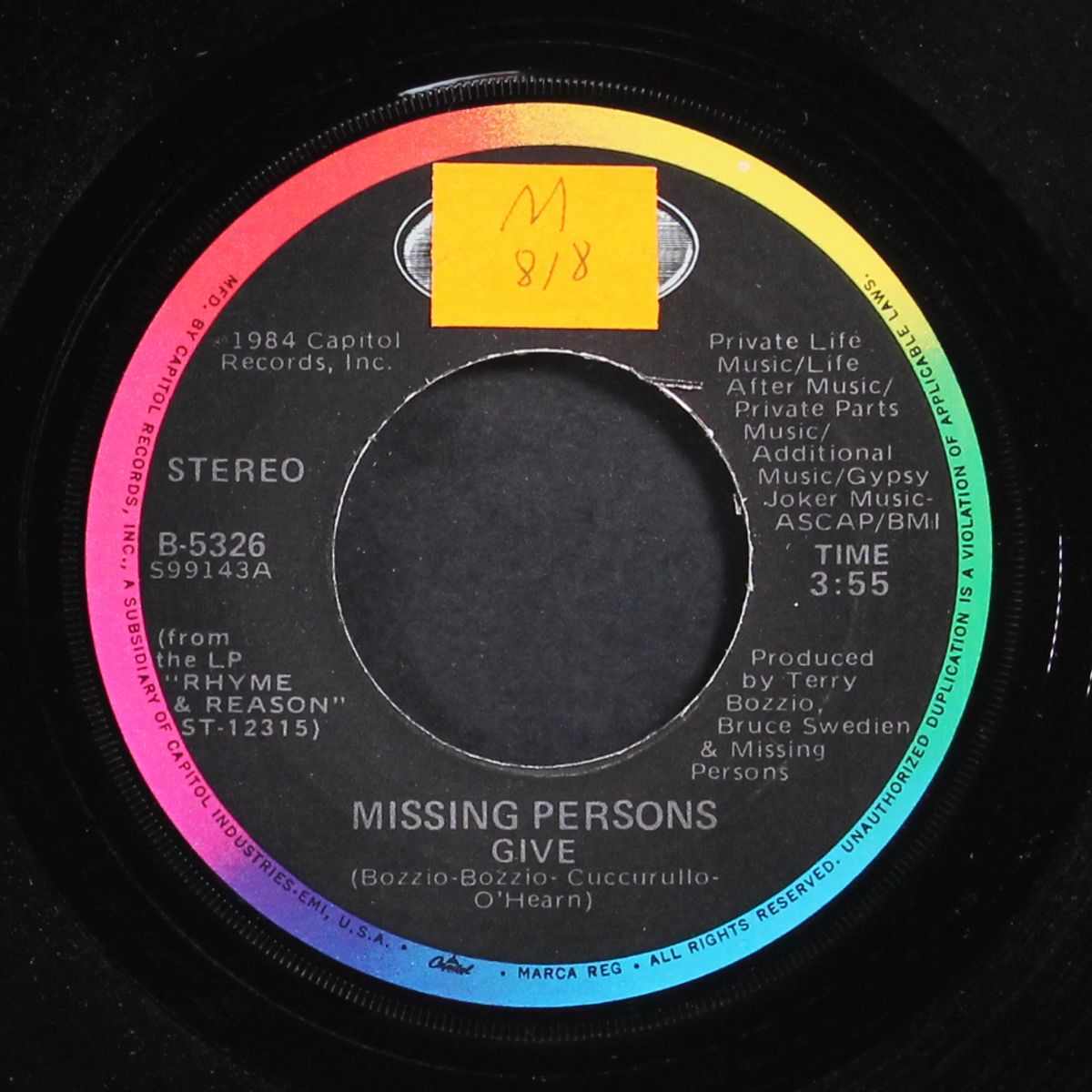 give / clandestine people by MISSING PERSONS