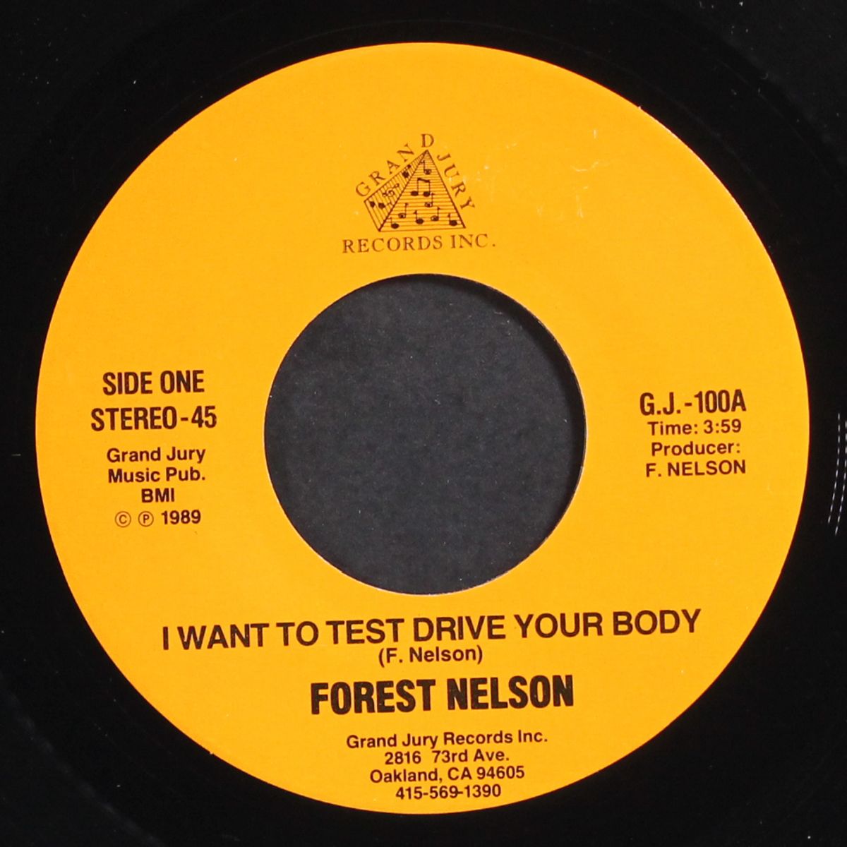 i'm a booty bandit / i want to test drive your body by FOREST NELSON
