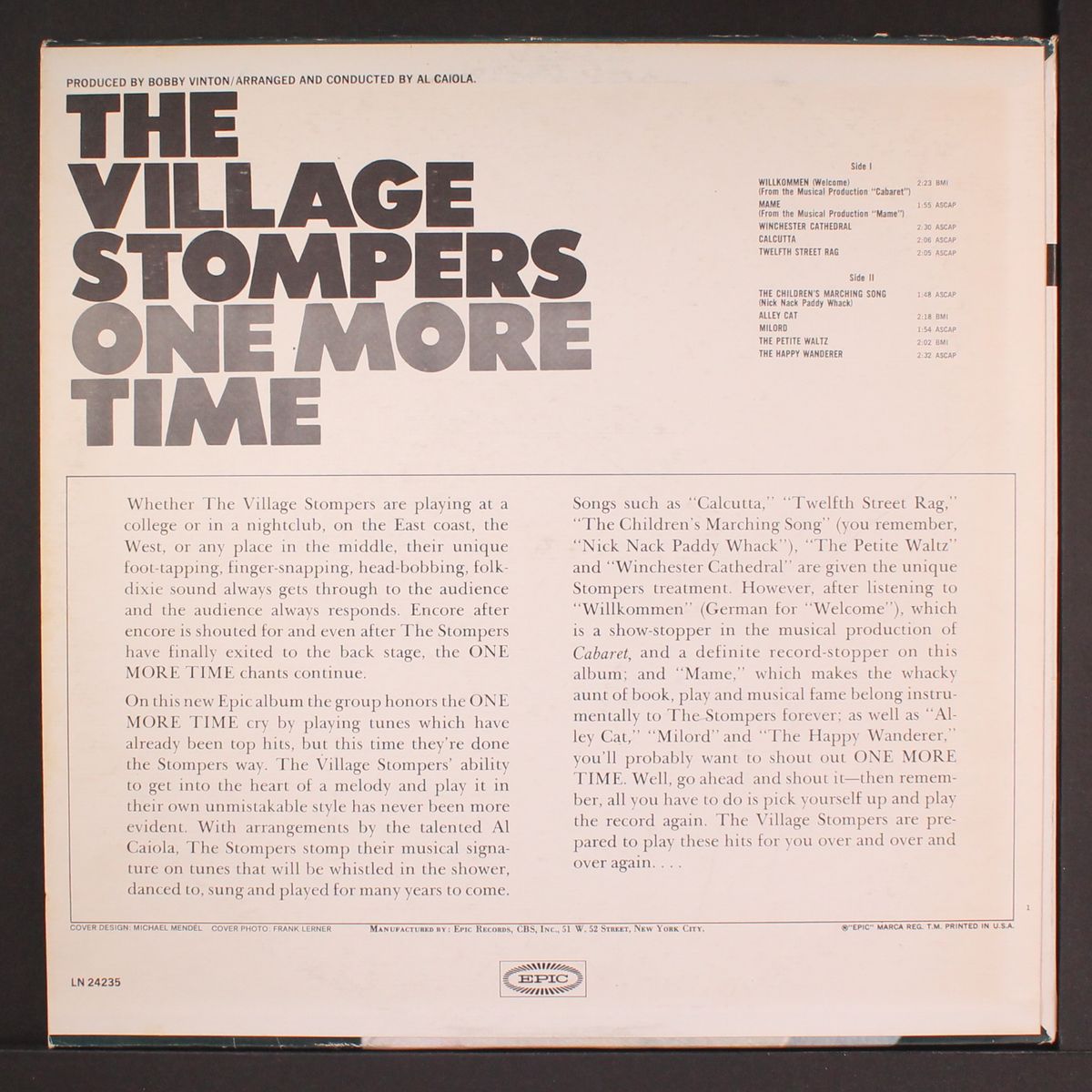 one more time by VILLAGE STOMPERS