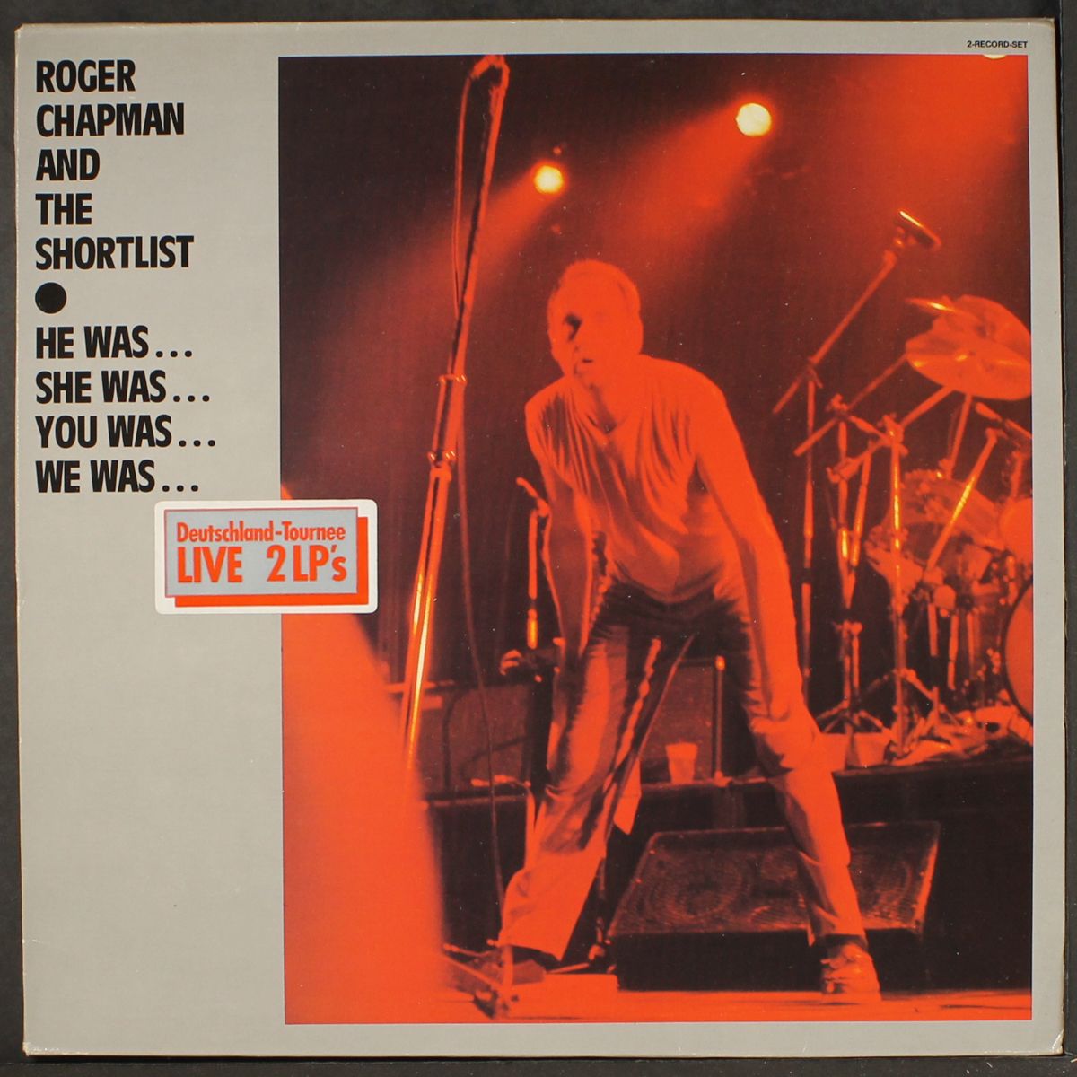 he was she was you was we was by ROGER CHAPMAN & SHORTLIST