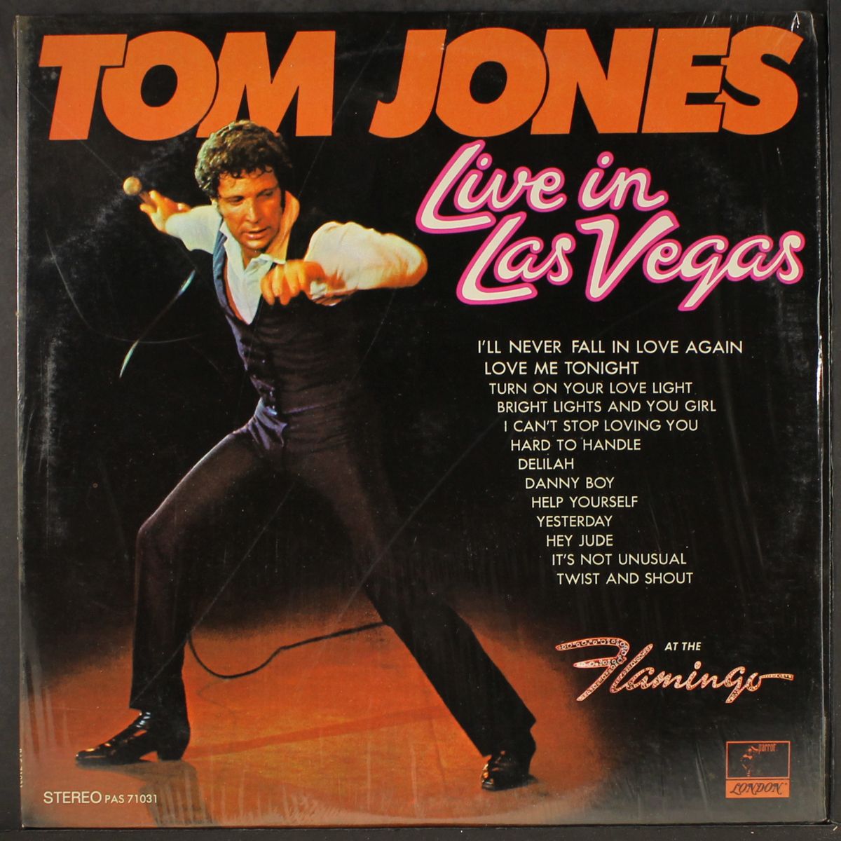 live in las vegas by TOM JONES