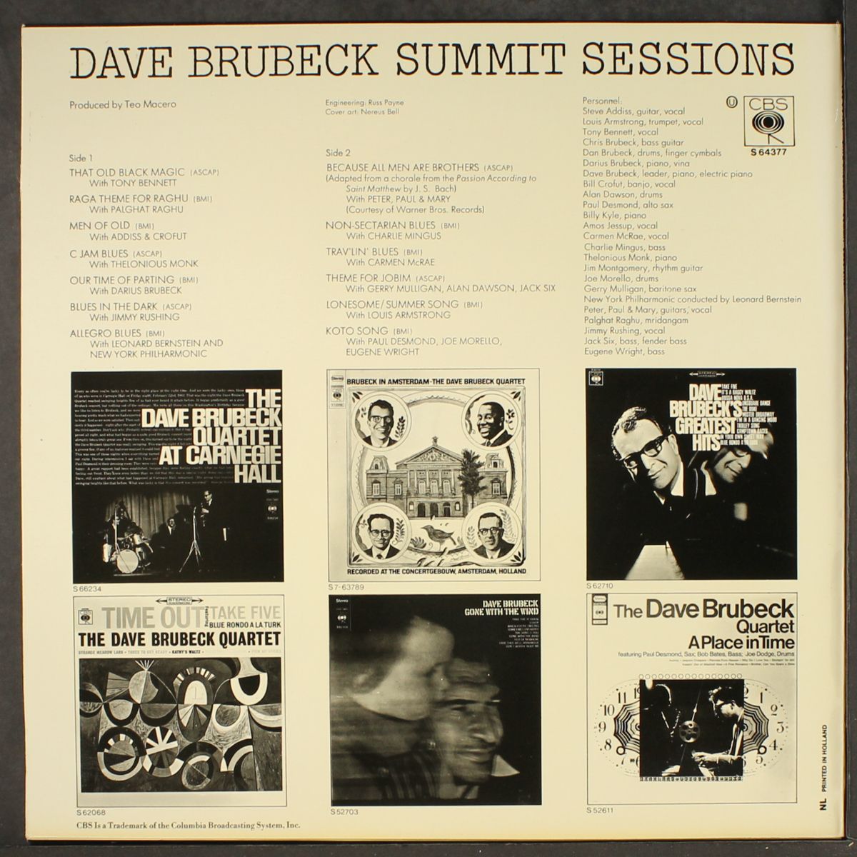 summit sessions by DAVE BRUBECK