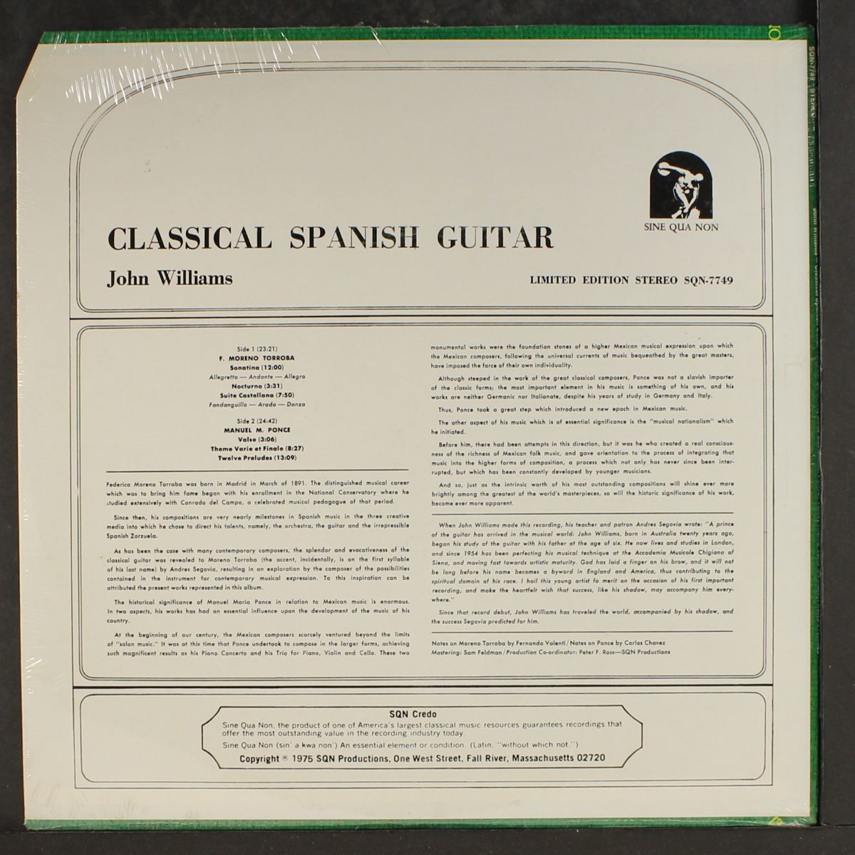 classical spanish guitar by JOHN WILLIAMS