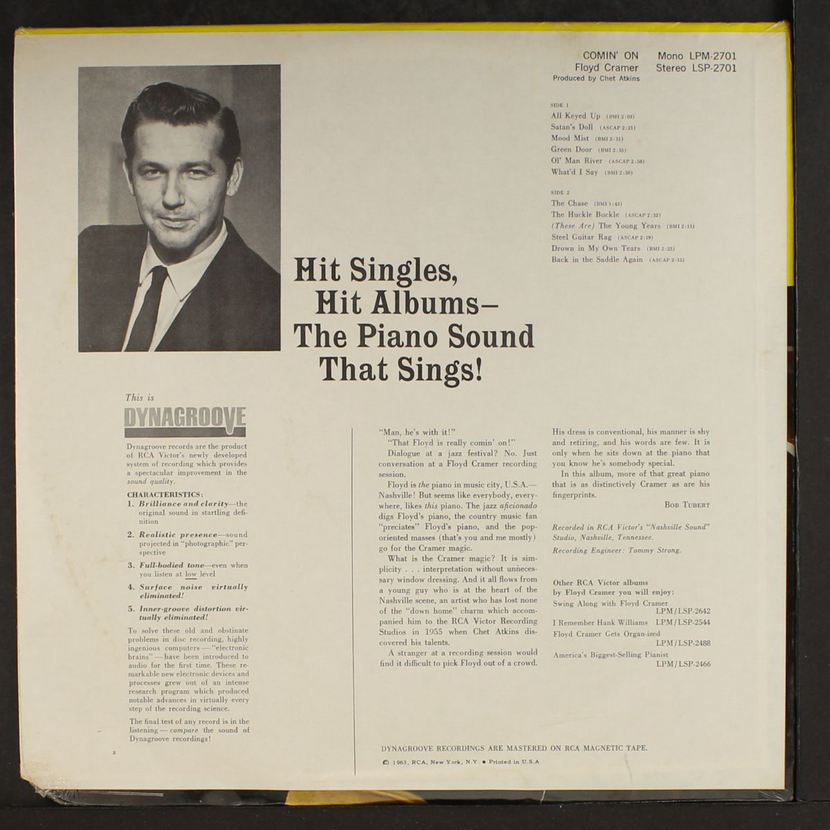 comin' on by FLOYD CRAMER