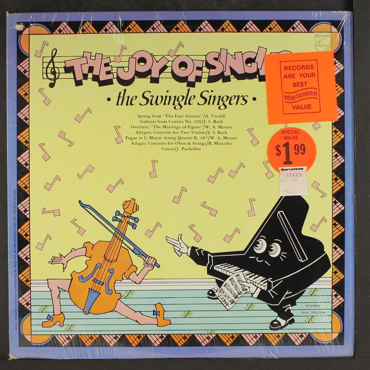 the joy of singing by SWINGLE SINGERS