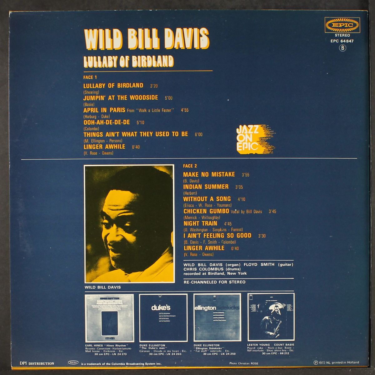 lullaby of birdland by WILD BILL DAVIS