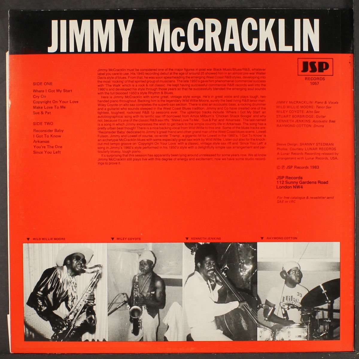 blasting the blues by JIMMY MCCRACKLIN