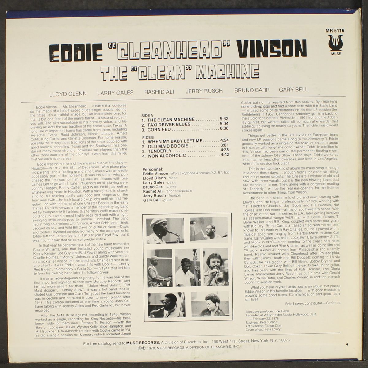 the clean machine by EDDIE 'CLEANHEAD' VINSON