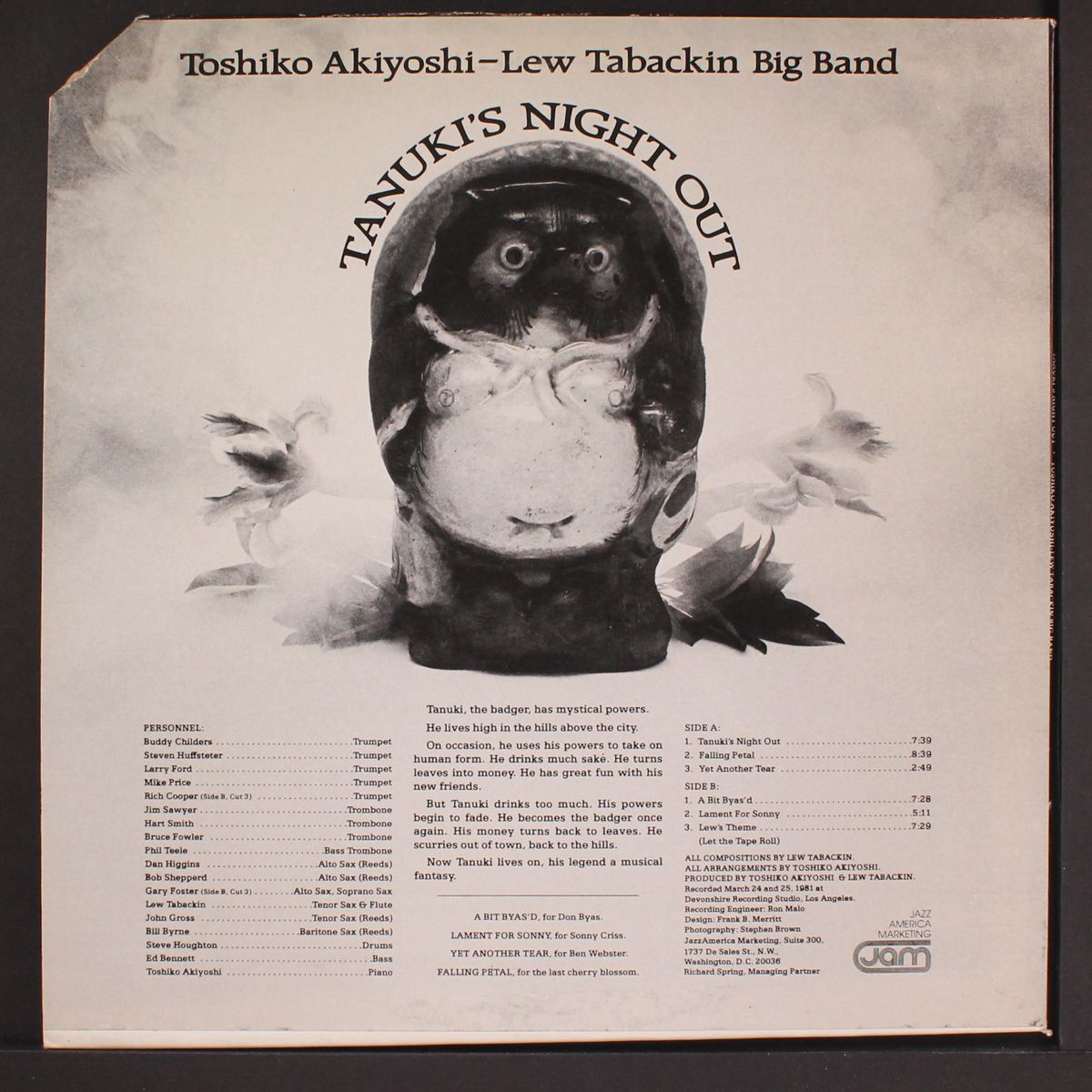 tanuki's night out by AKIYOSHI-TABACKIN BIG BAND