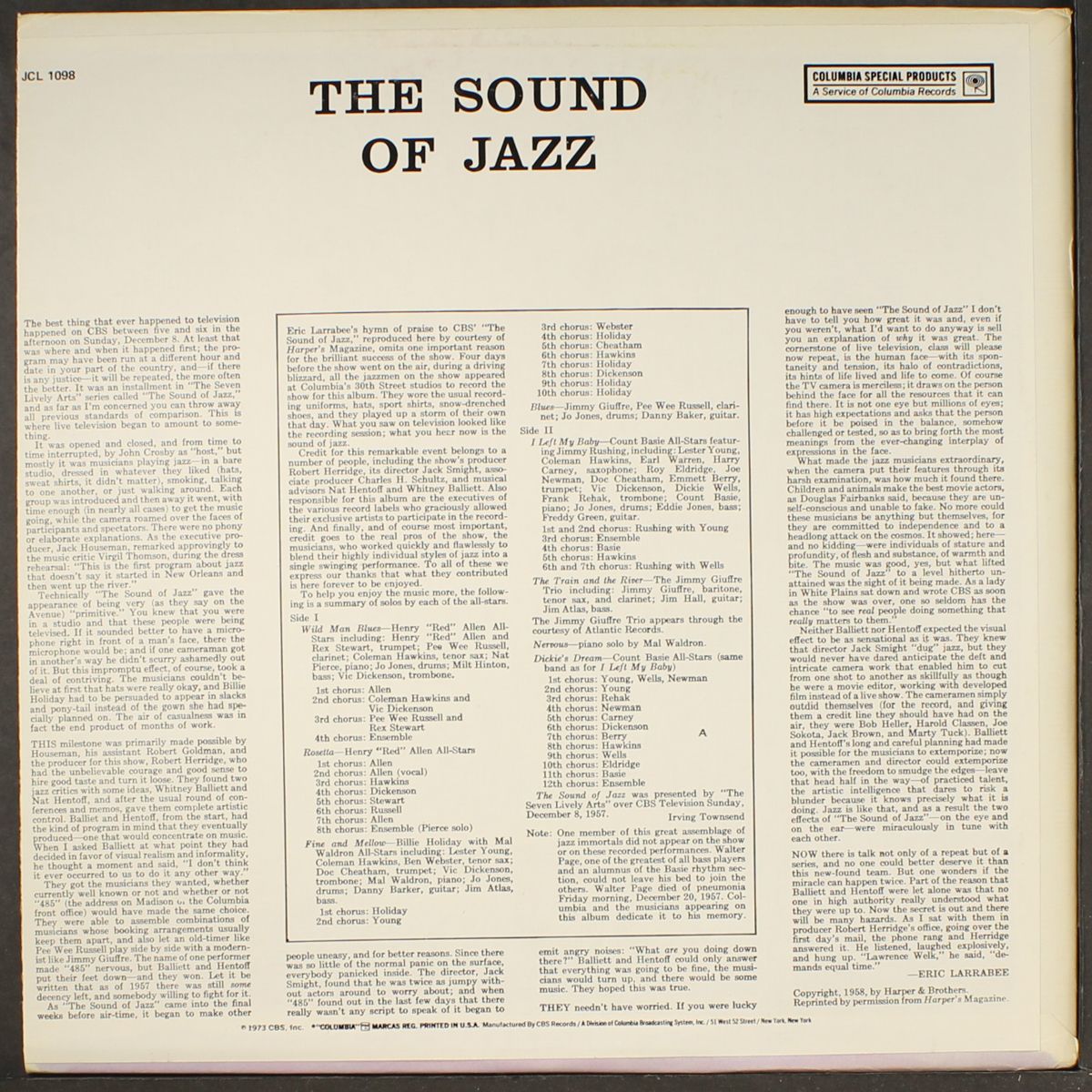 the sound of jazz by VARIOUS