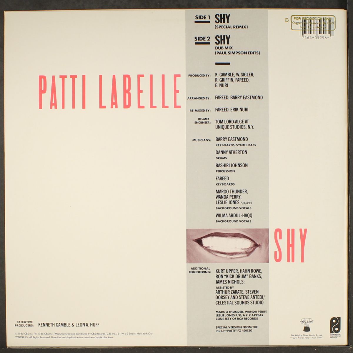 shy by PATTI LABELLE