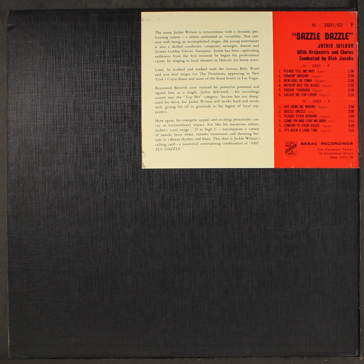 sazzle dazzle by JACKIE WILSON