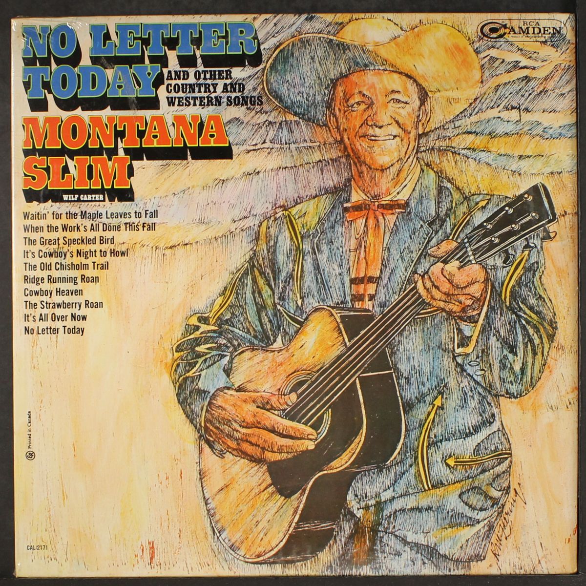 no letter today by MONTANA SLIM