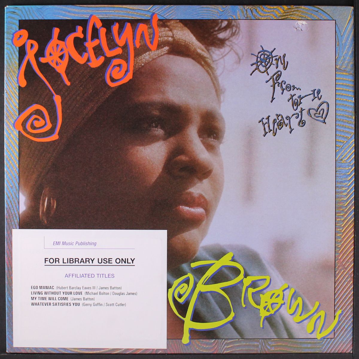 one from the heart by JOCELYN BROWN