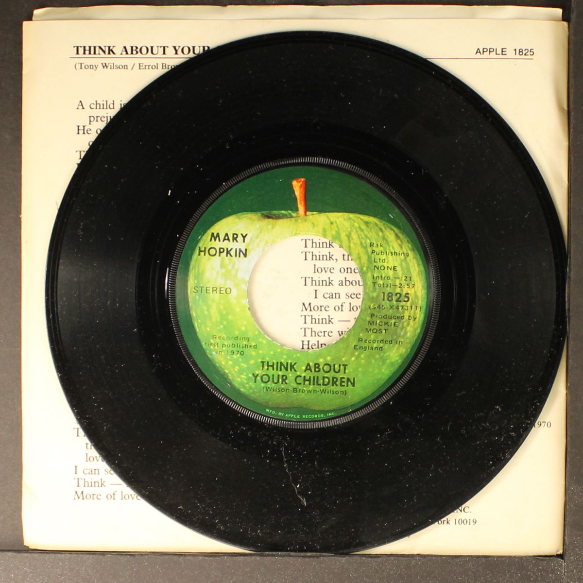 think about your children by MARY HOPKIN
