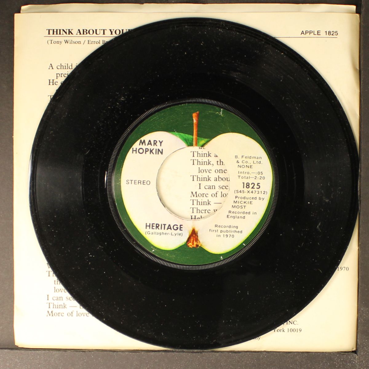 think about your children by MARY HOPKIN