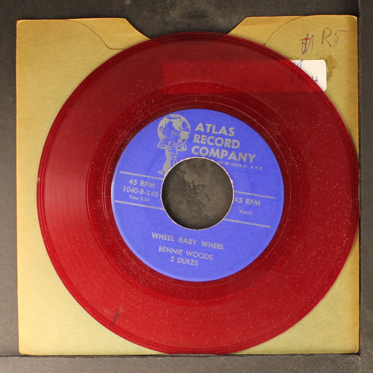 i cross my fingers / wheel baby wheel by BENNIE WOODS & 5 DUKES