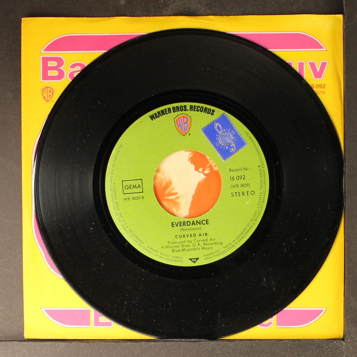 back street luv / everdance by CURVED AIR
