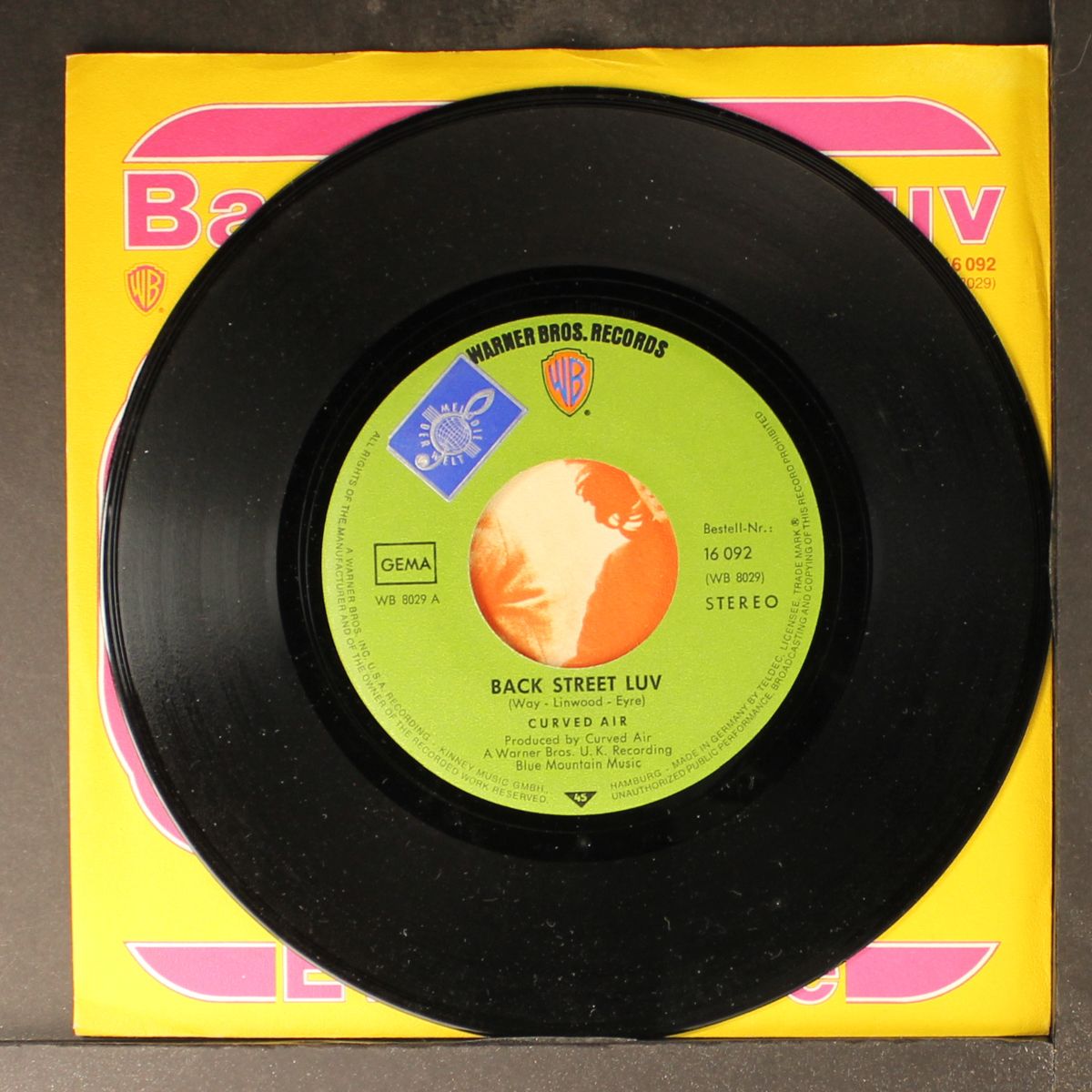 back street luv / everdance by CURVED AIR