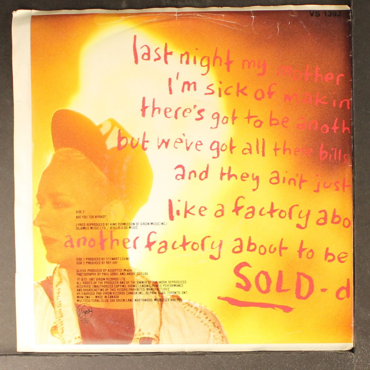 sold by BOY GEORGE