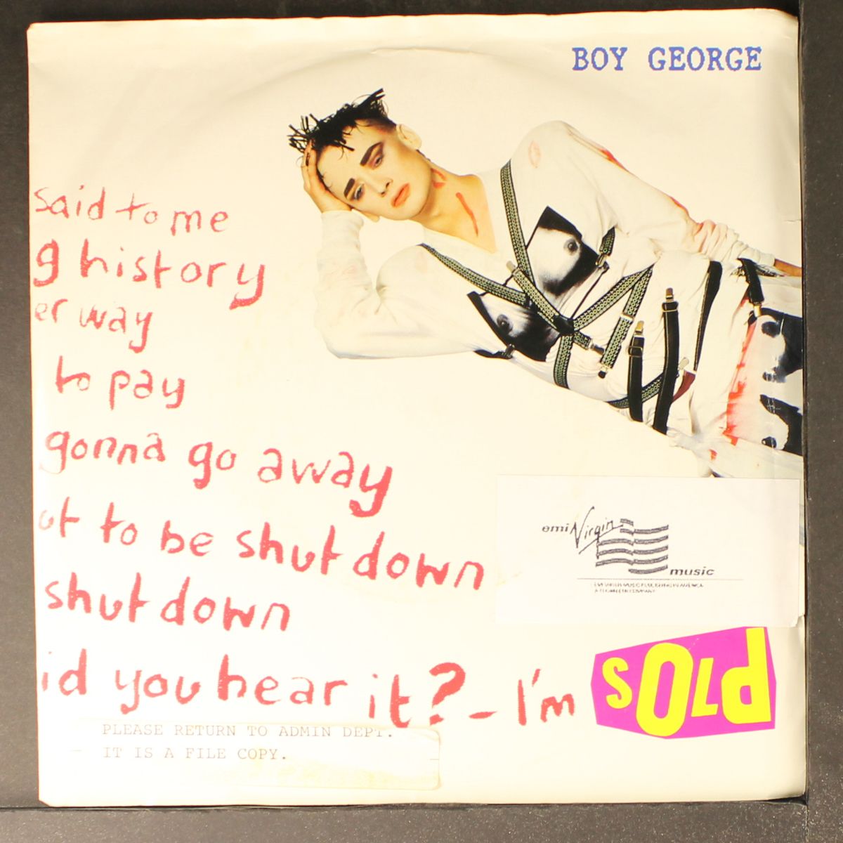 sold by BOY GEORGE