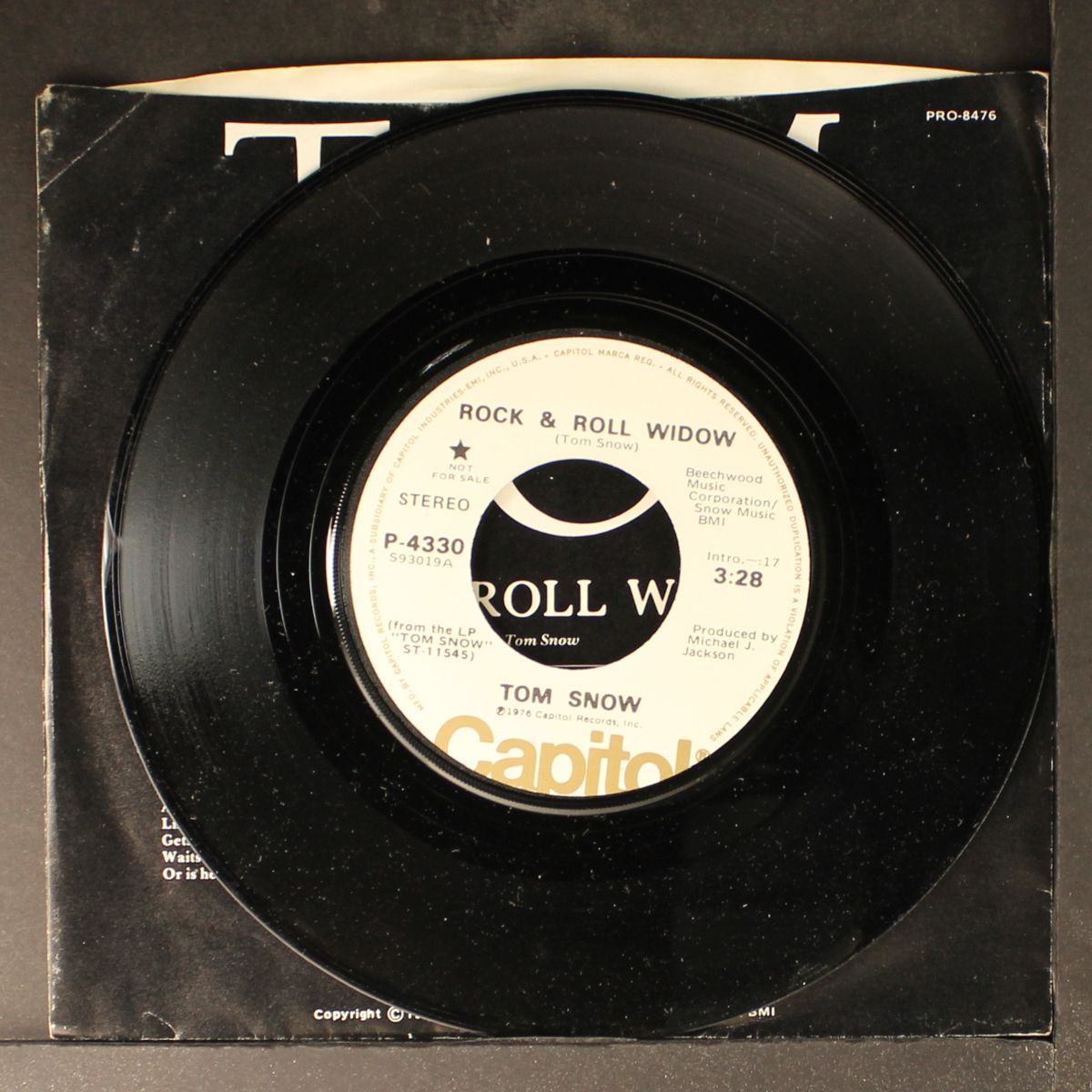 rock & roll widow by TOM SNOW