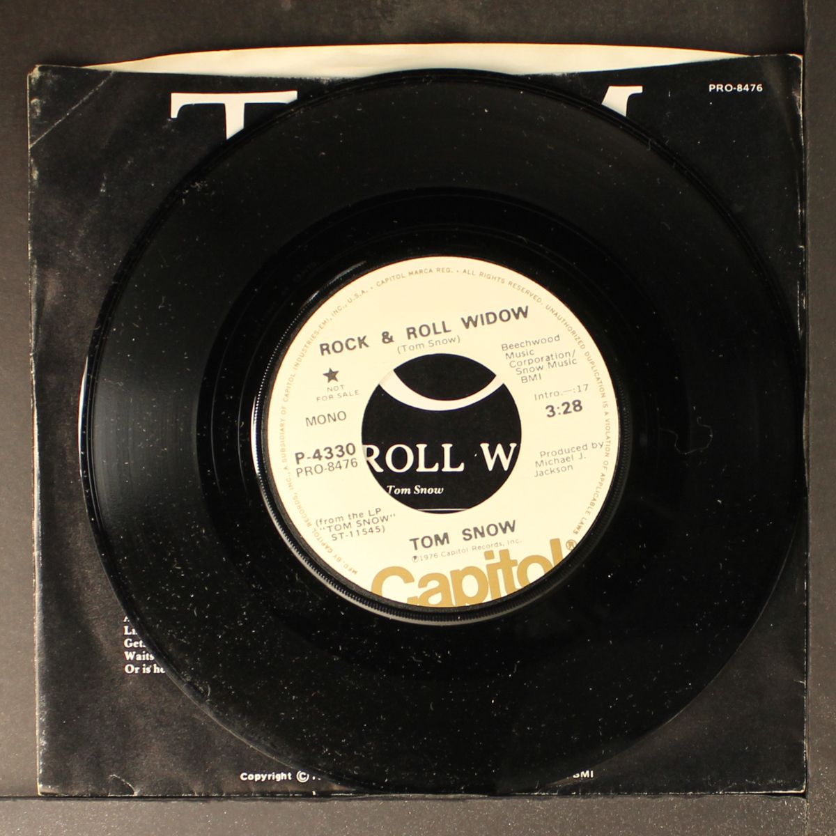 rock & roll widow by TOM SNOW